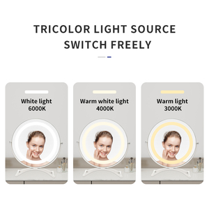 Sử Dụng Nhà LED Cảm Ứng Thông Minh Máy Tính Để Bàn Trang Điểm Gương 360 Xoay Với Ánh Sáng Duy Nhất Hai Mặt Có Thu Phí Mỹ Phẩm Gương - Product Image 4