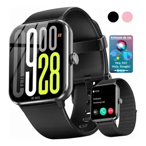 Relojes Inteligentes, Reloj Inteligente para Hombre, Llamadas Bluetooth, IP68, Notificación de Mensajes, Reloj Inteligente... Negro - Product Image 1