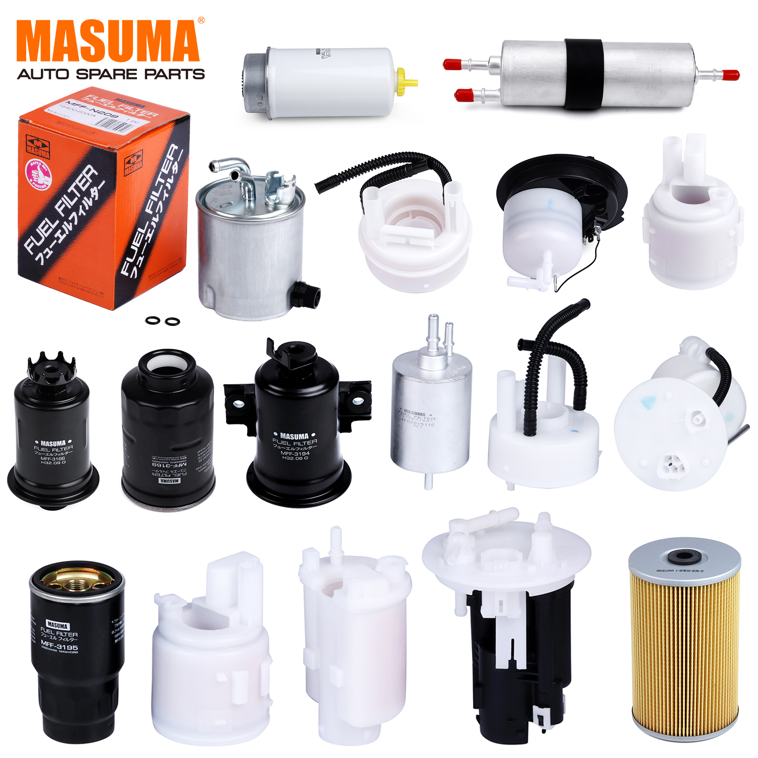 MFF-T110 Japan MASUMA Inline Car Fuel Filter for TOYOTA