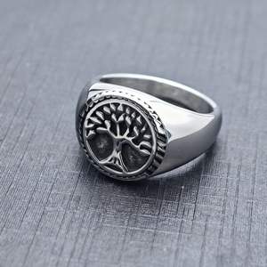 แฟชั่นเครื่องประดับแหวนสำหรับผู้หญิงเครื่องประดับแหวนสแตนเลสเครื่องประดับแหวนเครื่องประดับชุบทองแหวนหมั้นบาเกอันิลโล - Product Image 1