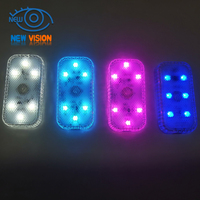 Lampe d'ambiance à LED pour l'intérieur de la voiture Capteur coloré Lampe sans fil Modification de la voiture Décoration Accessoires tactiles