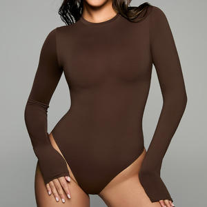 Bodysuit Dames Casual Kostuums Snelle Droge Sexy Lange Mouw Ballet Dans Jumpsuits Body 'S Voor Vrouwen - Product Image 1