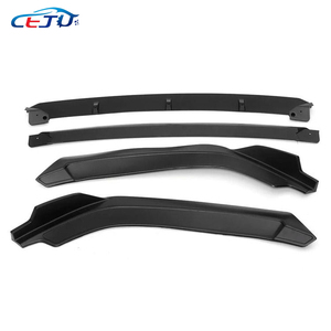 4Pcs Kit de carrosserie de pare-chocs avant Accessoires de voiture Diffuseur de pare-chocs avant pour Honda <span class=keywords><strong>Civic</strong></span> <span class=keywords><strong>Sedan</strong></span> 2016 2017 <span class=keywords><strong>2018</strong></span> - Product Image 5