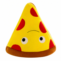 Peluche Géante Pizza Personnalisée de 14 Pouces pour Grossistes – Coussin Doux et Confortable en Forme de Nourriture pour Décoration Intérieure