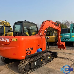 Multi Japan 6 Ton Hydraulic <b>Tracked</b> Used Hitachi ZX60 Mini Excavator ZAXIS60 with Isuzu Engine Gears <b>Pumps</b> & Bearings - Product Image 2