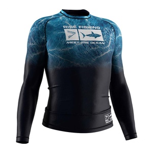 Chemises de bain pour hommes UPF 50+ Protection solaire Séchage rapide SPF Rash Guard T-shirts de plage et de pêche en plein air - Product Image 3