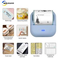 Imprimante thermique d'étiquettes portable sans fil mini 58 mm USB Bluetooth pour l'impression d'étiquettes de reçus mobiles de 2 pouces