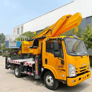 34 मीटर ऊंचाई वाले ऑपरेशन ट्रक ने उठाया हवाई बूम लिफ्ट वाहन - Product Image 2