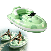 Bateau gonflable électrique motorisé pour piscine d'été en plein air, jet ski gonflable avec propulseur sous-marin pour enfants et adultes