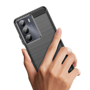 Funda protectora de fibra de carbono TPU suave a prueba de golpes para teléfono móvil para OPPO <span class=keywords><strong>Realme</strong></span> V70S 14 Pro Plus A5 Pro Reno14 - Product Image 4