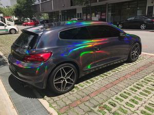 3D Olografica Cromo Nero Laser Per Car Wrapping <span class=keywords><strong>Film</strong></span> Effetto Specchio Pellicola - Product Image 6