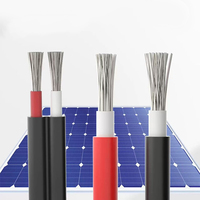 Litzengedrahtetes Verzinntes Kupfer Solarkabel XLPE DC Solarkabel für Energiesysteme 4mm 6mm 10mm 16mm2 TÜV-Zertifiziert