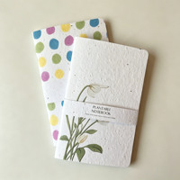 Carnet en papier semence imprimé sur mesure, écologique | Bloc-notes en papier semence avec logo personnalisé