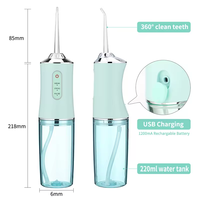Hydropulseur Oral Rechargeable Personnalisable, Brosse à Dents Puissante, Hydropulseur Sans Fil Mini pour les Dents