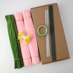 Kit de Ramo de Lirios Blancos Eternos, 150 Piezas, Juego de Limpiapipas de 8mm con Todos los Componentes para una Obra Maestra Atemporal - Product Image 2