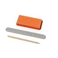 Lot de limes à ongles professionnelles personnalisables en gros pour manucure et pédicure, réutilisables, en matériau EMERY double face