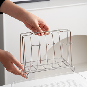 Support à tasses de luxe en acier inoxydable, capacité 6 tasses, drainage inversé, organisateur de cuisine, étagère de rangement multifonction - Product Image 1