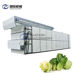 Línea de producción de secado de cinturón de malla profesional directa de fábrica para secar Puntas de espárragos Globe Artichoke y Cardoon - Product Image 1