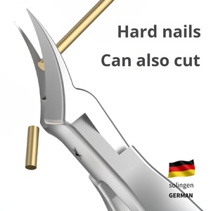 2025 yeni alman Zhuoqi tırnak makası Ultra keskin eğimli kenarları kırpma için paslanmaz çelik bıçak tırnak oluklar - Product Image 4