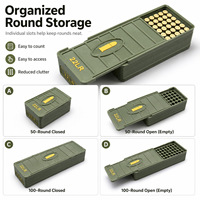 Boîte de rangement compacte et durable pour munitions PLA de type tiroir 22LR, best-seller transfrontalier, portable et de poche