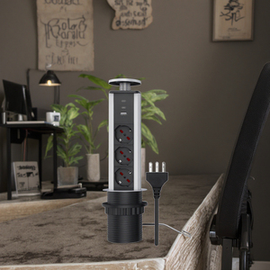 16A 2c1a 30W/67W nhôm Hướng dẫn sử dụng cửa sổ pop Israel Loại Nhà Bếp bàn ổ cắm Italy điện lật phích cắm ổ cắm nhà máy trực tiếp - Product Image 3