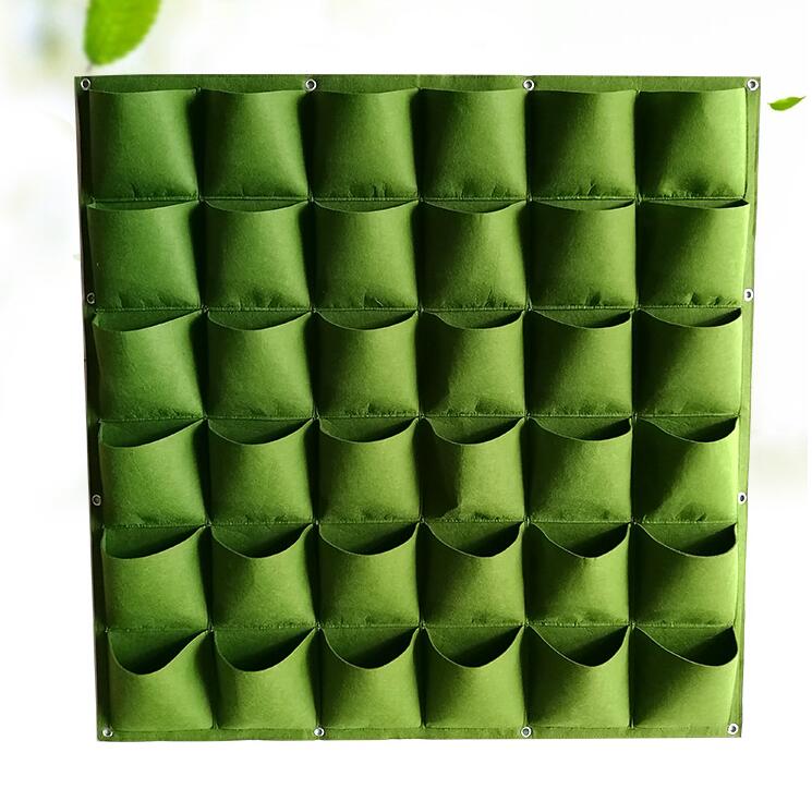 Vertical Garden Planter, Wall-Mounted Planting Bags Hangers Outdoor Indoor Vegetables Flowers Growing Container Pots