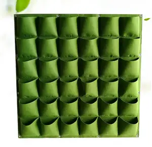 Vertical Garden Planter Wall-Mounted Planting Bags Hangers Outdoor Indoor Vegetables Flowers Growing Container Pots