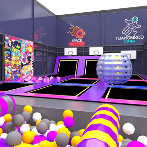 <span class=keywords><strong>Parc</strong></span> d'attractions intérieur pour enfants Aoleao avec trampoline souple |   Conception personnalisée certifiée CE TUV |   Approvisionnement d'usine - Product Image 2