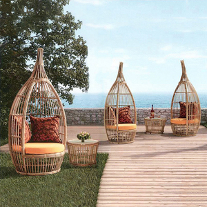 Mobilier d'extérieur toutes saisons, Patio, auvent de jour, chaise en rotin, jardin, balcon, ensemble de canapé, <span class=keywords><strong>lit</strong></span> <span class=keywords><strong>Cage</strong></span> à oiseaux - Product Image 3
