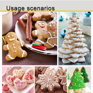 Beeman ensemble de moules à pâtisserie de noël pour homme, emporte-pièce de décoration en pain d'épices, 5 pièces - Product Image 6