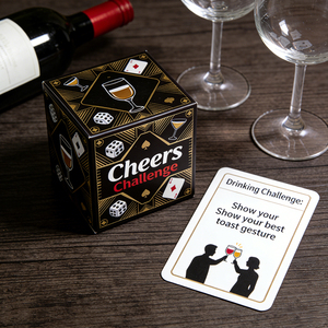 Gioco <span class=keywords><strong>da</strong></span> Tavolo per Adulti Personalizzato con Stampa a Colori, <span class=keywords><strong>Mazzo</strong></span> di <span class=keywords><strong>Carte</strong></span> per Giochi Alcolici con Dadi - Product Image 2