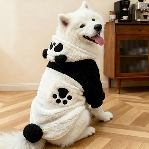 Ropa de Invierno para Perros, Gruesa y Cálida, Disfraz de Panda de Dos Patas para Perros Medianos y Grandes como Golden Retriever y Samoyed - Product Image 3