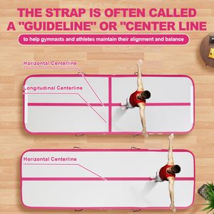 Stokta Şişirilebilir Hava Yolu Matı Kaymaz Darbe Emici PVC Jimnastik Takla Matı Çocuklar Yetişkinler Ev Jimnastiği Antrenmanı için - Product Image 4