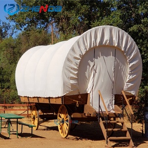 ZHENDA Voiture de défilé/tente de balade romantique pour 5-6 personnes, décoration de Noël extérieure sur toit, chariot de chevaux/voiture de mariage - Product Image 6