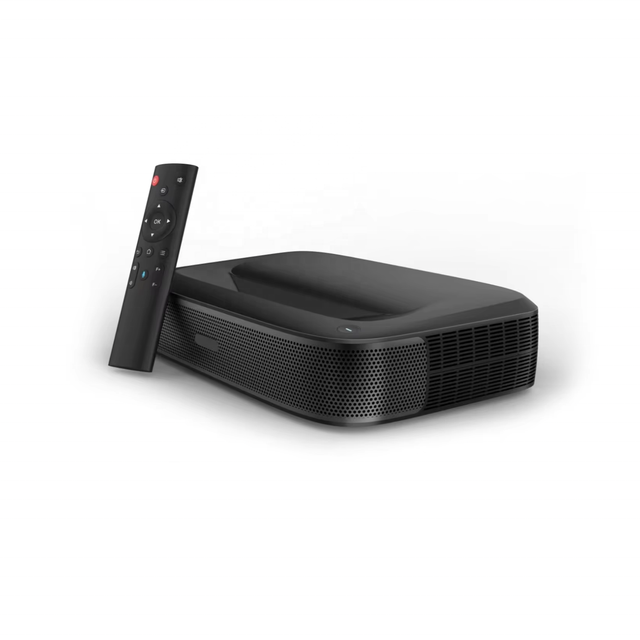 Ultra-4K UHD 2500ANSI Lumens Smart EU Android 9 System Version Portable Triple Color-Laser TV Home Cinema Video Projector
