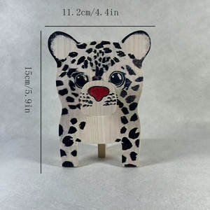 Хит продаж, небольшая полка для солнцезащитных очков, настольная полка для хранения глаз, аксессуары для деревянных очков, подставка для очков для животных - Product Image 3