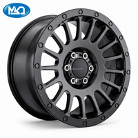 Jantes tout-terrain MSD 4x4 personnalisées avec logo pour Toyota Hilux, terrain accidenté, 18 pouces, 5 trous, chromées, monobloc, en fonte