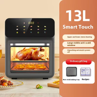 Freidora de Aire Digital Inteligente Multifuncional de Alta Calidad de 12L para el Hogar, con Recipiente de Silicona