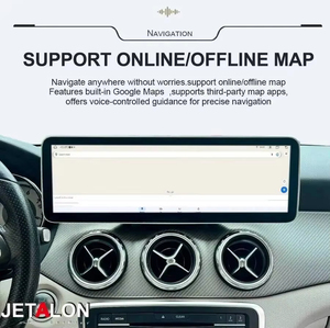 Autoradio multimédia écran QLED 14,9 pouces CarPlay Android pour Mercedes Benz Classe E W207 W212 2010-2015, GPS, navigation, WiFi - Product Image 2