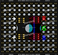 Nouveau papier de circuit P10-2727-6P VL 120*125mm, utilisé pour la réparation des pads de circuits imprimés endommagés des écrans LED, en stock