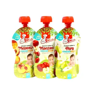 Plastic packaging pouch with spout for liquid packaging,orange mango grape juice bag,puree doypack