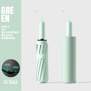 Moda portátil a prueba de viento sol y lluvia paraguas UV escudo resistente al viento - Product Image 5