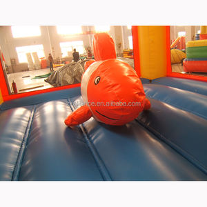 Jumper inflable Fish Bouncy House Juego de rebote para niños pequeños Alquiler de fiestas comerciales - Product Image 6