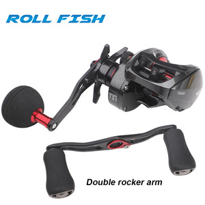 Carrete de Pesca Baitcasting TS600 de Fibra de Carbono para Mano Derecha, Carrete de Lanzamiento Largo para Pesca en Playa y Océano, Carrete de Tambor para Señuelos Artificiales - Product Image 3