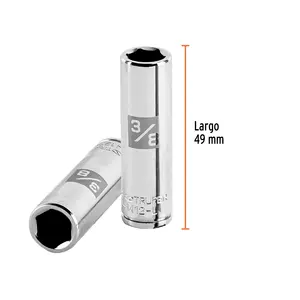 Douille longue BOX 6 3/8'', 6 points, entraînement 1/4'', TRUPER - Product Image 3