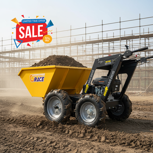 Free Shipping Cheap Hot Sale Mini Push Dumping Trolley EPA CE EUR5 Balanced Cart for Vineyard Harvest mini dumper truck - Product Image 3