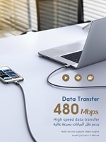 Cable USB-C de 240W con Pantalla Digital, Conductor de Cobre Puro y Aleación de Aluminio, Carga Rápida, Cable Trenzado para Teléfono, Tableta, Portátil, Impresora