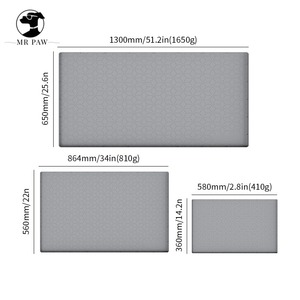 Alfombrilla Ecológica Grande Impermeable Antideslizante <span class=keywords><strong>para</strong></span> Arena de Gatos, de Silicona Sólida, Fácil de Limpiar, <span class=keywords><strong>para</strong></span> Recoger Excrementos de Gatos y <span class=keywords><strong>Perros</strong></span> - Product Image 4