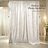 Rideaux de fond professionnels de luxe en tissu à sequins dorés avec paillettes pour décoration de mariage, douche nuptiale et bal de promo