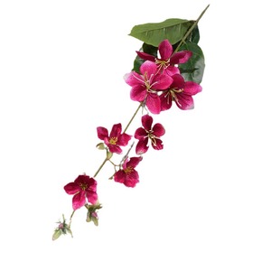 Fleurs artificielles de jasmin en soie, décorations de mariage, bouquet ornemental fait main pour intérieur et extérieur - Product Image 5